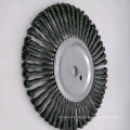 10 Inch Double Row Twisted Wire Wheel Brush for Weld Cleaning